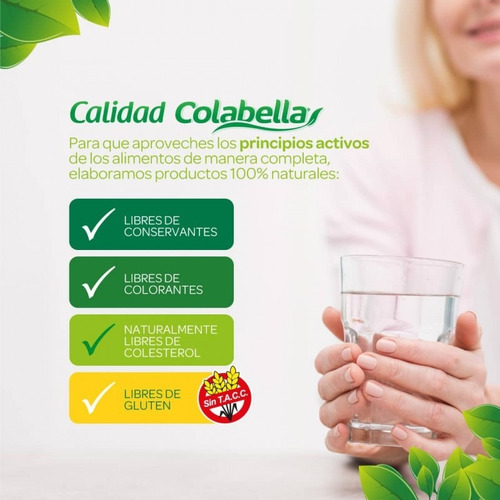 Brocoli En Polvo Natural Hierro Colabella 100g S/tacc Sabor Sin Sabor