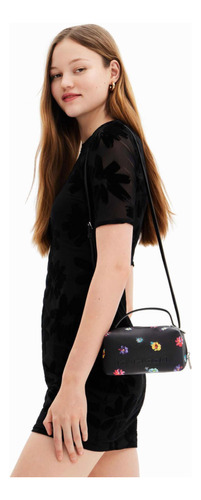 Mini Bolso Desigual Negro Fresia Detroit Nuevo