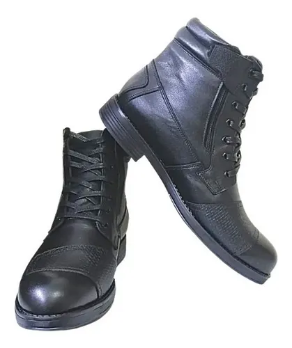 Zapatos botines de cuero para hombre hot sale