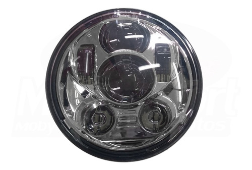 Farol Cromado Led 5.75 Polegadas Rick Wm-557fa