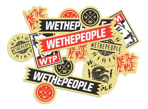 Stickers Pack We The People Brand 15 Units