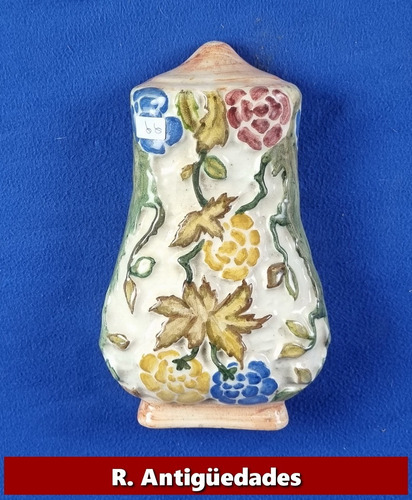 Florero De Colgar De Pared. Ceramica Italiana