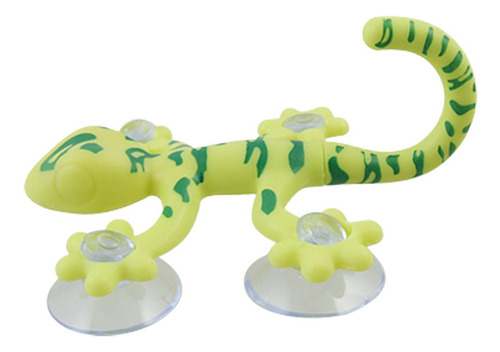 Qtqgoitem Diseño Gecko Ventosa Gancho Plastico Amarillo 432