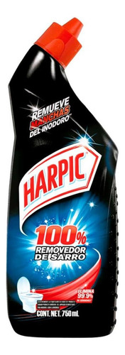 Limpiador De Baños Líquido Harpic Azul Quita Sarro 750ml