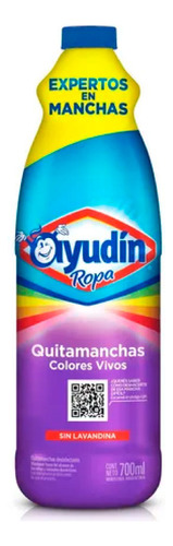 Ayudin Quitamanchas X700 Colores Vivos Botella 