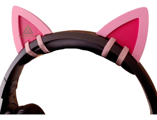 Par De Orelhas De Gato P/ Headset Headphone Gamer Kitty Ears