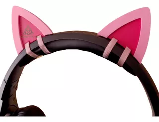 Par De Orelhas De Gato P/ Headset Headphone Gamer Kitty Ears