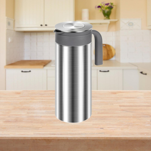 Hervidor De Café Con Tapa Y Asa, Jarra De Acero 1800 Ml