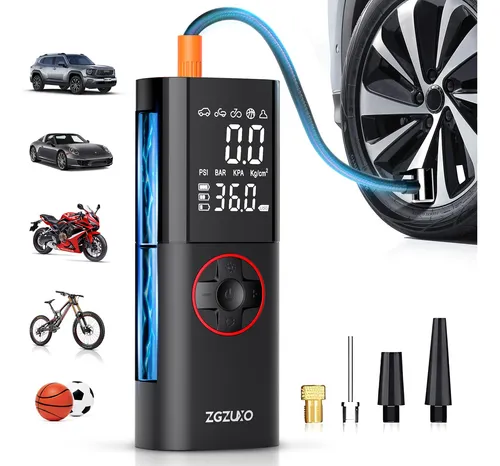 Compresor De Aire Portátil Para Inflar Neumáticos Zgzuxo, 15