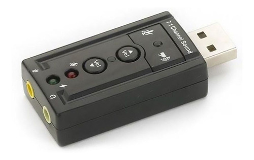 Imagem 4 de 7 de Kit 5 Adaptador De Placa De Som 7.1 Usb P2 Knup Hb-t64
