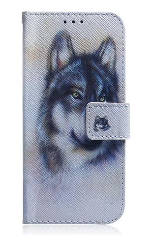 Funda De Teléfono De Piel De Animal Pintada Para Huawei P Sm