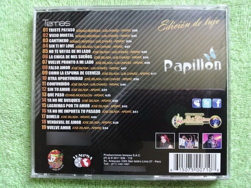 Eam Cd Orquesta Papillon Sin Ti My Love 2011 Edicion De Lujo