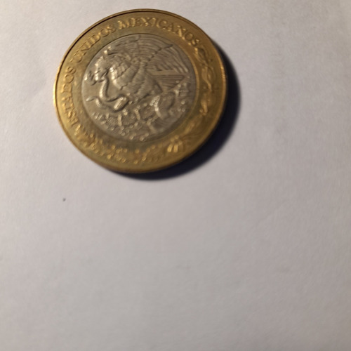 Moneda De México Bimetálica 10 Pesos 1997