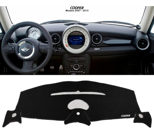 Cubretablero Bordado Mini Cooper Modelo 2007 - 2013