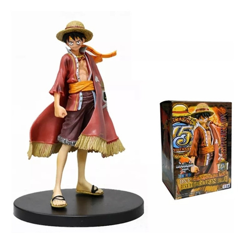 Figura De Coleccion Luffy Capa Roja One Piece 18cm