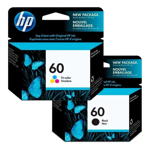 Cartuchos Originales Hp 60 Negro + Color 2440 2480 4210