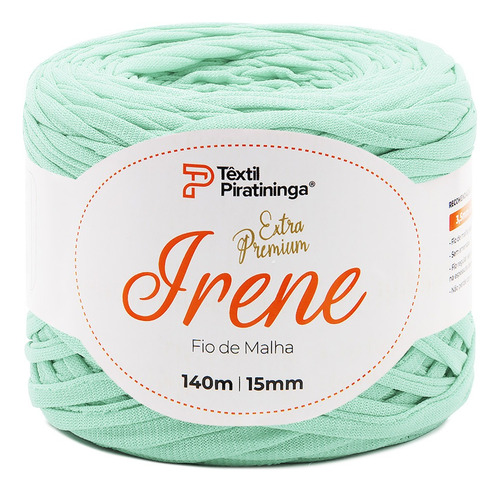 Fio De Malha Irene Extra Premium Têxtil Piratininga 140mts Cor Neo Mint