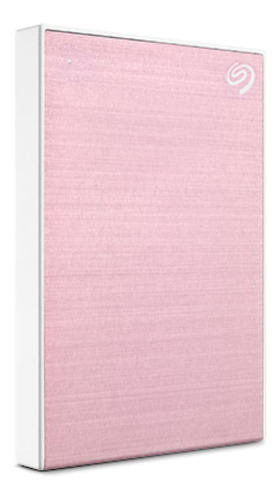 Imagen 2 de 3 de Disco duro externo Seagate OneTouch STKB2000 2TB rosa dorado