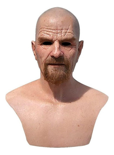 Máscara De Látex Realista 3d Old Man Mask