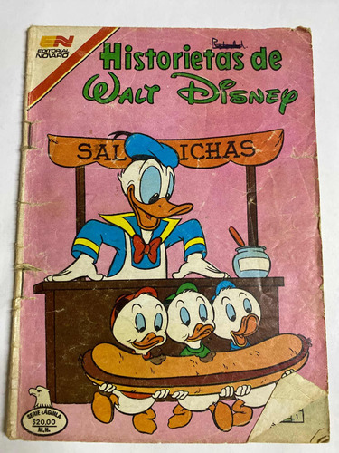 Revista Vintage Historietas De Walt Disney Pelea De Vecinos