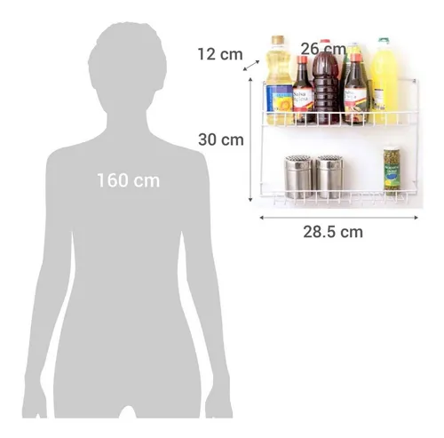 Repisa Para Cocina Doble Afj