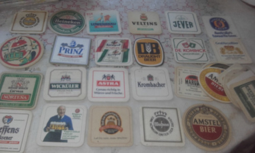 Antiguos Posavasos De Carton Cerveza Lote X 40 Diferentes