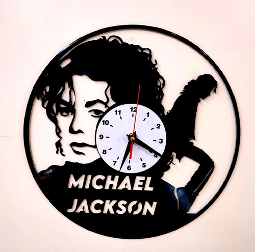 Reloj En Disco De Vinilo Michael Jackson 