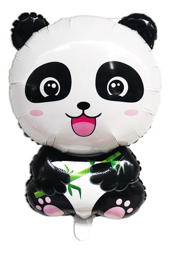 Globo Metalizado Forma Panda  70cm X1u