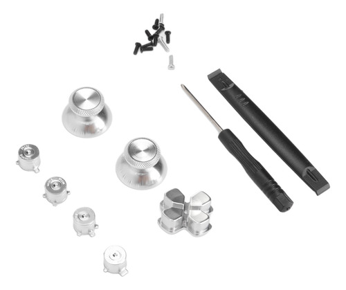 Kit De Reemplazo De Botones Dpad De Aleación De Aluminio Par