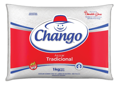 Azucar Chango Tradicional  Pack  6 Kg + Envio Gratis