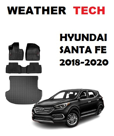 Alfombras Weather Tech Hyundai Santa Fe 2018-2020