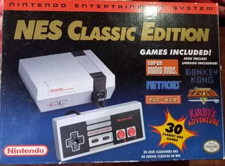 Nintendo Nes Classic Mini Color Gris Y Blanco, Un Joystick