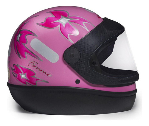 Capacete Taurus San Marino Femme Rosa Tamanho 56