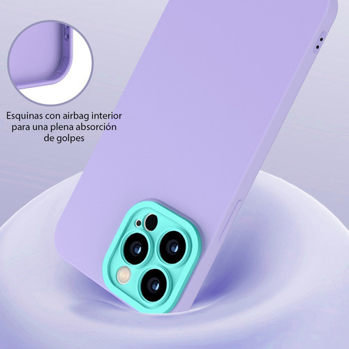 Imagen 5 de 9 de Funda Policarbonato Protege Camara Fina Para Linea iPhone 13