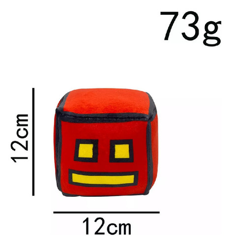 - Juguete De Peluche Q, 4 Piezas, Geometry Dash Game 2023