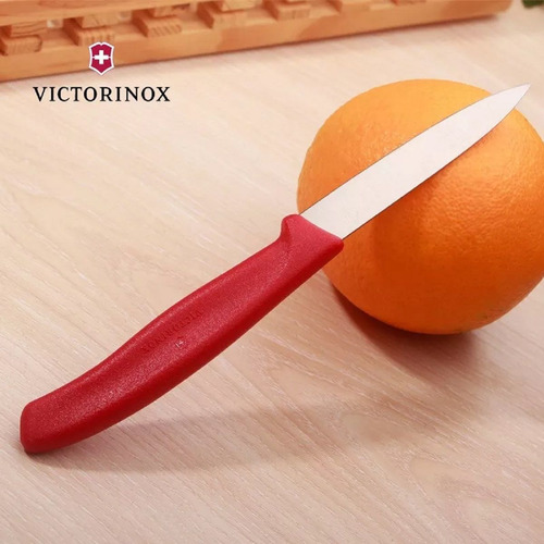 Imagen 2 de 6 de Cuchillo Victorinox 8 Cm Para Verduras Acero Inox Suiza