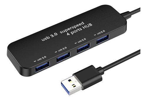 Talina Usb 3.0 Hub 4 Puerto Splitter Alta Velocidad Para Pc