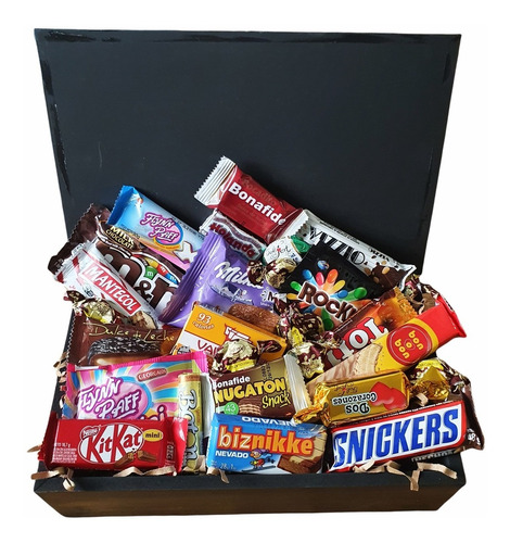 Regalos Originales Caja Con Chocolates Y Golosinas Premium