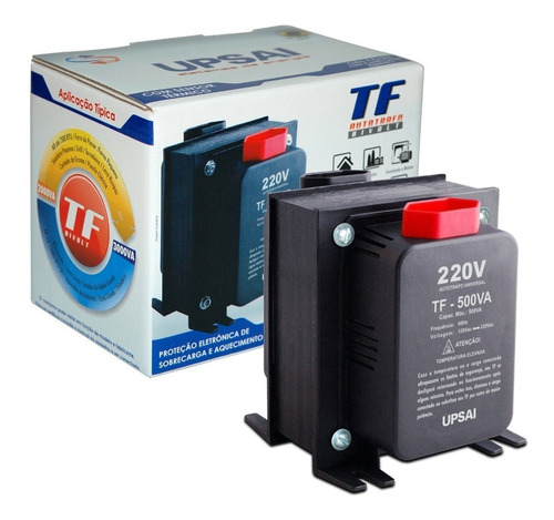 Auto Transformador 500va (350w) 220v Em 110v Ou 110v Em 220v  ( Consulte Aparelho Antes Da Compra 350w Máximo )