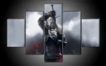 Comprar Cuadro Moderno The Witcher Gerald 5 Piezas 1.14x1.85m.