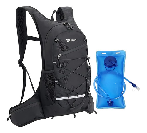 Mochila Hidratación Deportiva Con Bolsa De Agua 2l Mochila