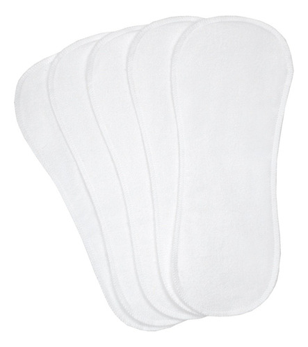 Kushies Paal Lavable 5piezas Liners Paquete, Blanco, Infant/