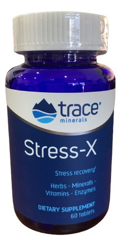 Trace Minerals Stress-x Vitamin-Minerals 60 comprimidos de sabor insípido