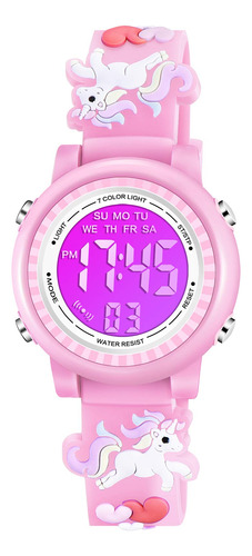 Venhoo Reloj Pulsera Digital Para Ninos, Con Dibujos En 3d,