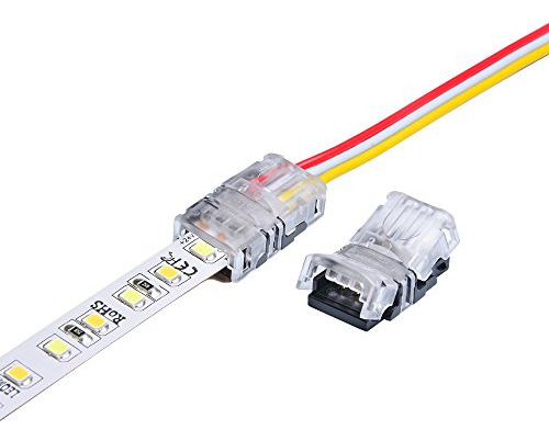 Tira Led Cct De 10 Mm, 3 Pines (5 Unidades) + Cable De Exten