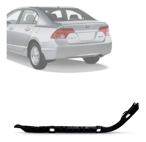 Suporte Do Parachoque Traseiro New Civic 2007 2008 2009 Esq