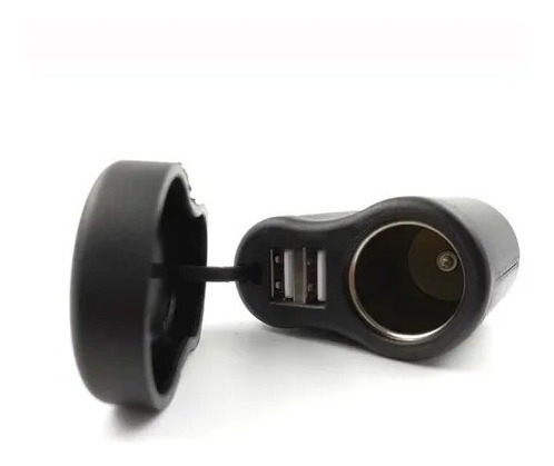 Imagen 2 de 8 de Cargador Bmw Din Usb Doble Con Encendedor