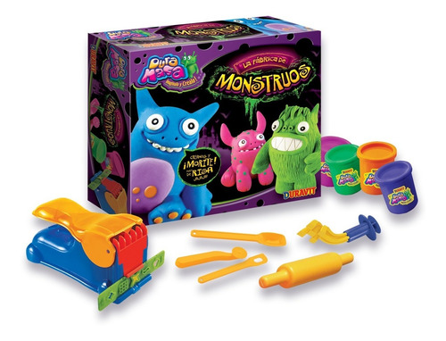 Plastilina Juego De Masas Monstruos Extrusor Duravit C