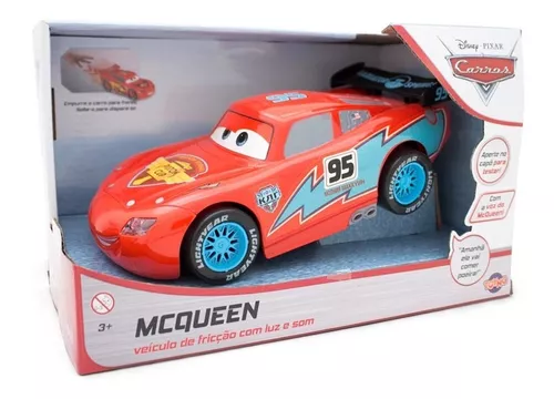 Relâmpago Mcqueen Carrinho A Fricção Infantil C Voz Original