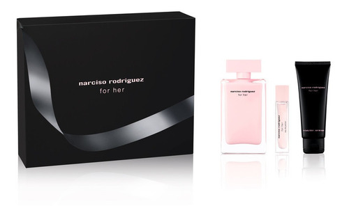Narciso Rodriguez For Her Edp 100ml + Edp 10ml + Body Lotion